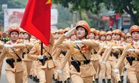 Những &apos;bóng hồng&apos; tham gia diễu binh, diễu hành kỷ niệm 70 năm Chiến thắng Điện Biên Phủ