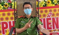 Thượng úy công an 31 lần hiến máu cứu người