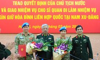 Thêm một sĩ quan Việt Nam làm nhiệm vụ tại phái bộ Nam Sudan
