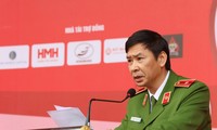 Thiếu tướng GS.TS Trần Minh Hưởng - Giám đốc Học viện Cảnh sát Nhân dân phát biểu tại chương trình