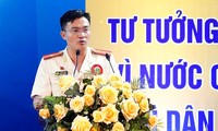 Thiếu tá Đậu Bá Tuấn tái đắc cử Bí thư Đoàn Bộ Tư lệnh Cảnh sát cơ động 