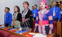 Toàn cảnh phiên trọng thể Đại hội Đoàn tỉnh Lai Châu lần thứ XIV