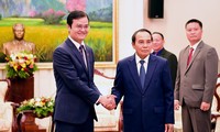 Đoàn đại biểu cấp cao Trung ương Đoàn TNCS Hồ Chí Minh tiếp kiến Phó Chủ tịch nước Lào