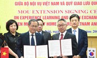 Gia hạn thực hiện trao đổi đoàn học tập kinh nghiệm và giao lưu thanh niên Việt - Hàn