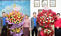 Bí thư Trung ương Đoàn thăm, chúc mừng Tết cổ truyền Đại sứ quán Lào và Campuchia