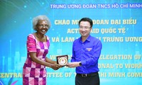 Bí thư T.Ư Đoàn tiếp xã giao Chủ tịch Hội đồng Quản trị Quốc tế của ActionAid 