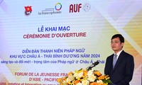 Bí thư thứ nhất T.Ư Đoàn Bùi Quang Huy: Cơ hội trao đổi kinh nghiệm việc làm, khởi nghiệp trong môi trường Pháp ngữ