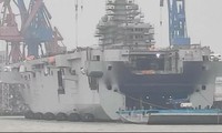 Đám cháy trên tàu đổ bộ của hải quân Trung Quốc