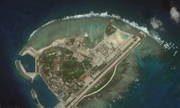 Đảo Phú Lâm thuộc quần đảo Hoàng Sa của Việt Nam đang bị Trung Quốc chiếm đóng trái phép. Anh chụp đầu năm 2018