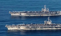 Mỹ nói hai tàu sân bay đã tới biển Đông
