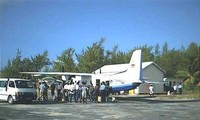 Một sân bay nhỏ trên đảo Agalega