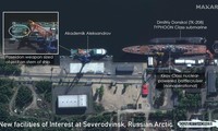 Hình ảnh vệ tinh của hãng Maxar Technologies chụp quân cảng Severodvinsk, tây bắc Nga