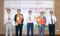 Ban Bí thư Trung ương Đảng chỉ định nhân sự tại Khánh Hòa