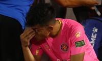 Cầu thủ Sài Gòn FC bật khóc khi phải xuống chơi giải hạng Nhất
