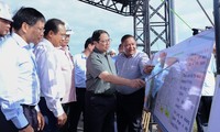 Thủ tướng Phạm Minh Chính kiểm tra dự án đường vành đai 3 TP.HCM tại Long An