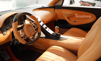 Nội thất choáng ngợp của Bugatti Chiron tự chế bởi thợ Việt