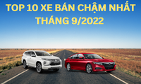 Top 10 xe có doanh số thấp nhất tháng 9 tại Việt Nam
