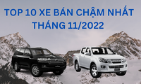 Top 10 ô tô có doanh số thấp nhất tháng 11 tại Việt Nam