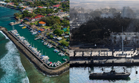 &apos;Thiên đường&apos; Maui trước và sau khi xảy ra thảm họa cháy rừng