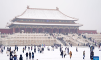 Tuyết rơi dày đặc giúp du lịch Trung Quốc ăn nên làm ra
