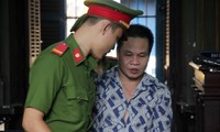 Nguyễn Văn Hiền tại phiên tòa phúc thẩm sáng 15/5. Ảnh: Tân Châu
