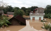 Nhiều nơi ở Thanh Hóa ngập trong nước lũ