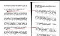 Nội dung cuốn sách của ông Tồn (trái) có những đoạn rất giống với luận án của nghiên cứu sinh do chính mình hướng dẫn 
