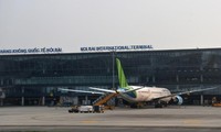 Sân bay Nội Bài có trên 20 doanh nghiệp cung cấp dịch vụ hàng không; 55 hãng hàng không Việt Nam và nước ngoài đang khai thác (Ảnh: Tiến Tuấn). 