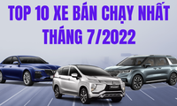 Top 10 ô tô bán chạy nhất tháng 7 tại Việt Nam