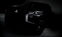 Hình ảnh teaser về mẫu bán tải Triton mới.