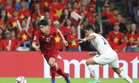 Công Phượng ghi bàn tháng duy nhất cho Việt Nam trong trận đấu với Jordan ngày 20/1.