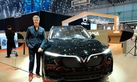 Magna Steyr - đối tác của VinFast - đã mang phiên bản đặc biệt của VinFast Lux có tên gọi Lux V8 đến triển lãm Geneva Motor Show.