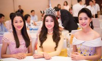 Hoa hậu Mỹ Linh rạng rỡ hội ngộ Ngọc Vân, Thủy Tiên 