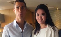 Á hậu Thuỳ Dung gặp gỡ Cristiano Ronaldo tại Châu Âu
