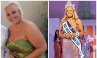 Cô gái từng nặng tới 108 kg, bị bạn trai &apos;đá&apos; vì quá béo đăng quang Hoa hậu Anh