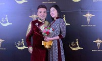 Ca sĩ Như Quỳnh duyên dáng áo dài dự khai trương Beauty Image tại Mỹ 