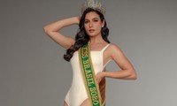 Đường cong nóng bỏng của &apos;gà chiến&apos; 27 tuổi vừa lên ngôi Hoa hậu Brazil 2020