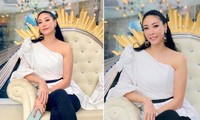 Hà Kiều Anh lần đầu ngồi thử chiếc ghế quyền lực cho tân Hoa hậu sau 28 năm đăng quang