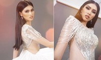 Lộ diện váy dạ hội lộng lẫy mang thông điệp hòa bình của Ngọc Thảo tại Miss Grand 2021