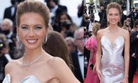 Hoa hậu Pháp từng lọt top 21 Miss Universe 2020 khoe dáng sexy trên thảm đỏ LHP Cannes