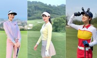 Thời trang đánh golf năng động mà vẫn quyến rũ của dàn Hoa hậu, Á hậu Việt 