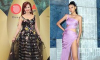 Người đẹp Biển Đào Hà diện váy cut-out cực cuốn hút bên Hoa hậu Diệu Hoa trên thảm đỏ