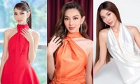Hoa hậu Thuỳ Tiên chuộng váy yếm khoe vai trần sexy 