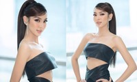 Bộ váy cut-out cực sexy tôn tối đa hình thể của Hoa hậu Thùy Tiên