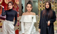 Hoa hậu Đỗ Thị Hà chuộng gu thời trang thanh lịch với hai gam màu kinh điển đen - trắng 