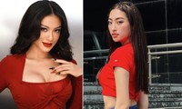 Kim Duyên diện váy khoét vòng một sexy, Lương Thùy Linh hóa &apos;racing girl&apos; nóng bỏng 