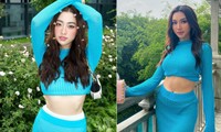 Cùng diện một kiểu áo crop-top, Thuỳ Tiên - Lương Thuỳ Linh khoe trọn cơ bụng nóng bỏng