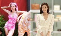 Đỗ Mỹ Linh tái xuất ngọt ngào sau khi được cầu hôn, Hoa hậu Thuỳ Tiên nóng bỏng với áo tắm hoạ tiết
