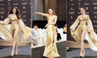 Thí sinh Miss Grand Vietnam &apos;bắn&apos; rap, trình diễn catwalk &apos;lốc xoáy&apos; ấn tượng trong buổi sơ khảo