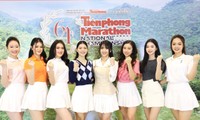 Dàn người đẹp Hoa hậu Việt Nam năm 2022 hội ngộ tại họp báo Tiền Phong Marathon 2023